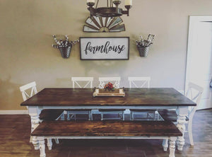 The Elizabeth Farm Table